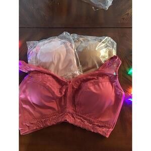 Rhonda shear pin up bras size 3XL new from HSN 3 pack